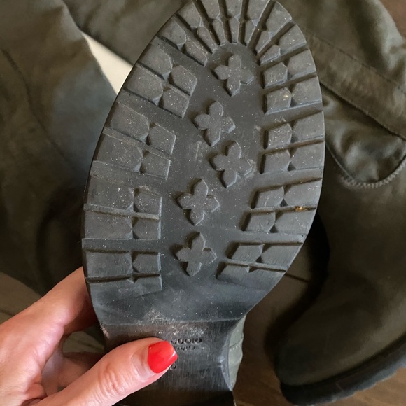 Grey Leather Designer Boots - Picture 8 of 14